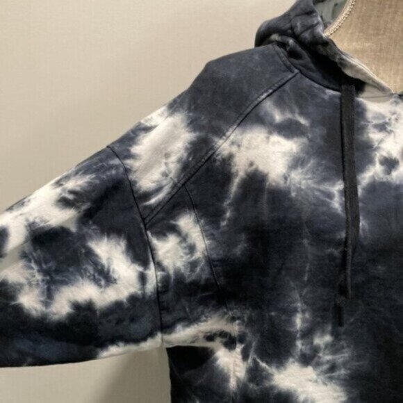 ZARA Black Tie Dye Hoodie Medium​ - Picture 7 of 11